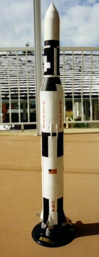 unbuilt resin model kit Nuclear Booster Rocket 