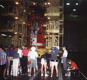 Inside the Soyuz Assembly Building, July 1992