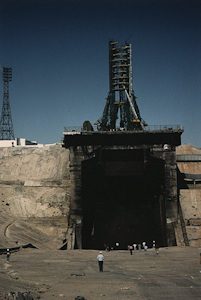 Gagarin Pad flame pit