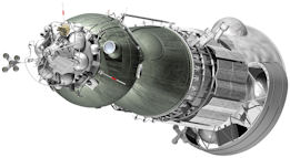 LOK (command & service lunar orbiting spacecraft)