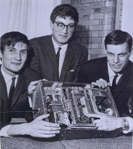 Owen Mace, Richard Tonkin and Paul Dunn with Australis OSCAR 5