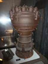 V-2 engine at the Peenemunde museum